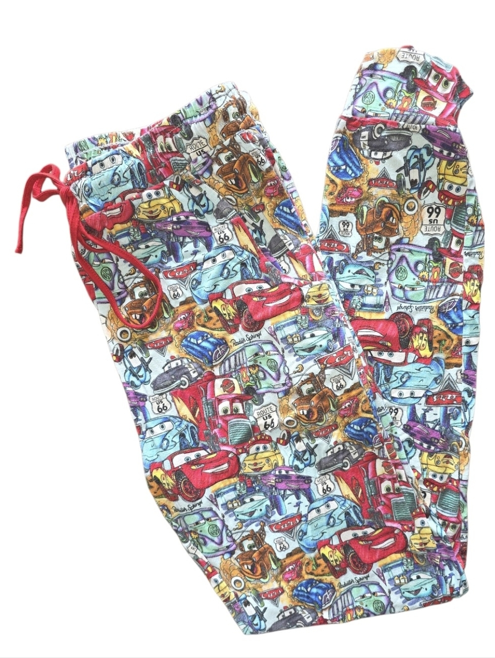 Pixar Cars Bamboo Mom Joggers Women's Size M NWOT